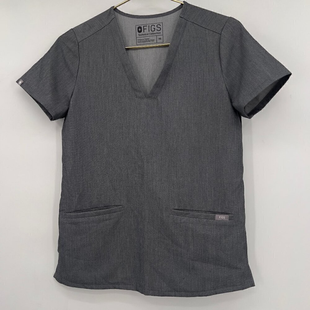 FIGS Collection Women's Gray Scrub Short Sleeve XS
